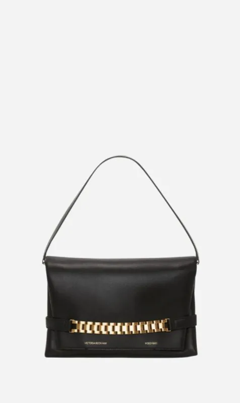 Victoria Beckham | Mega Chain Pouch - Black sold by Sister & Co