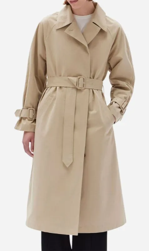 Assembly Label | Alessandra Trench Coat - Tan sold by Sister & Co