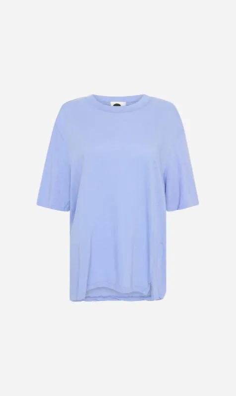 Bassike | Slouch Boyfriend Short /Sleeve T.Shirt - Como Blue sold by Sister & Co