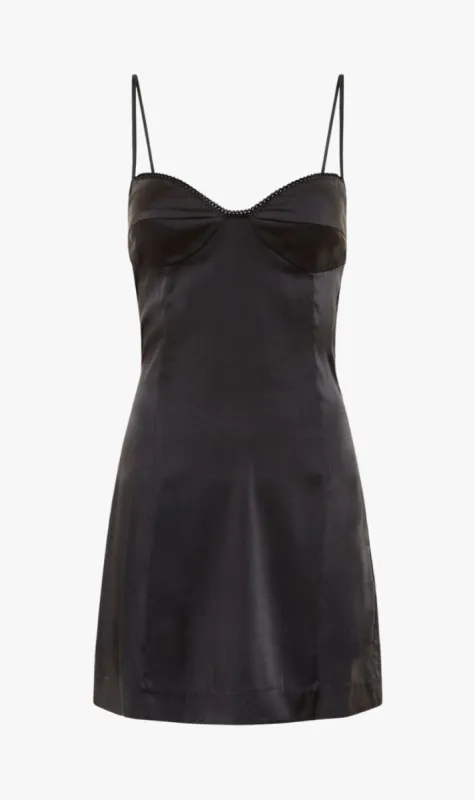 St Agni | Soft Silk Cami Dress - Washed Black sold by Sister & Co