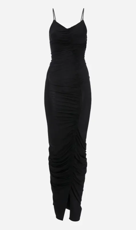 Victoria Beckham | Ruched Fitted Dress - Black sold by Sister & Co