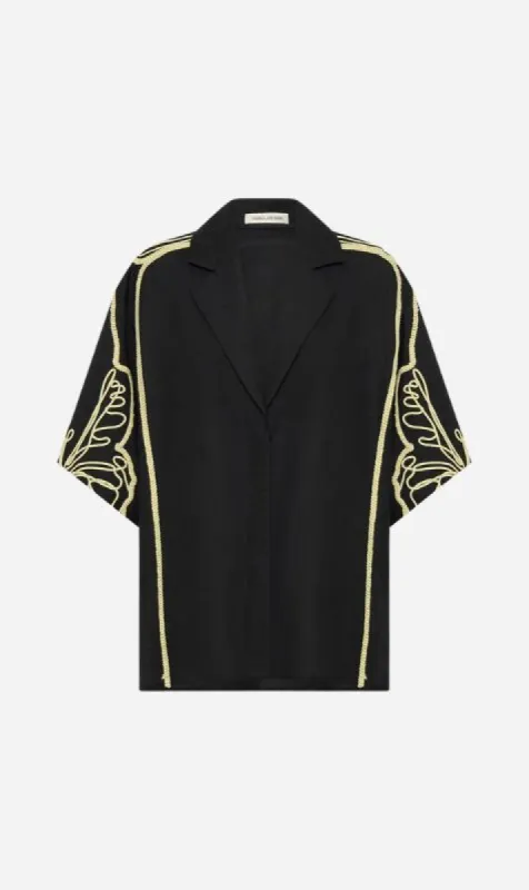 Camilla And Marc | Lanza Shirt - Black sold by Sister & Co
