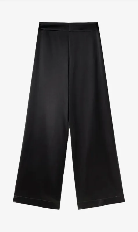 Silk Laundry | Heavy Tailored Side Zip Pants - Black sold by Sister & Co