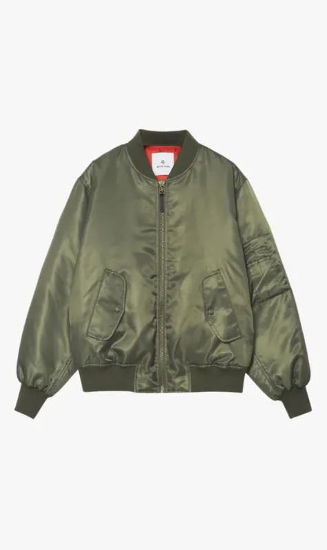 Anine Bing | Leon Bomber - Army Green sold by Sister & Co