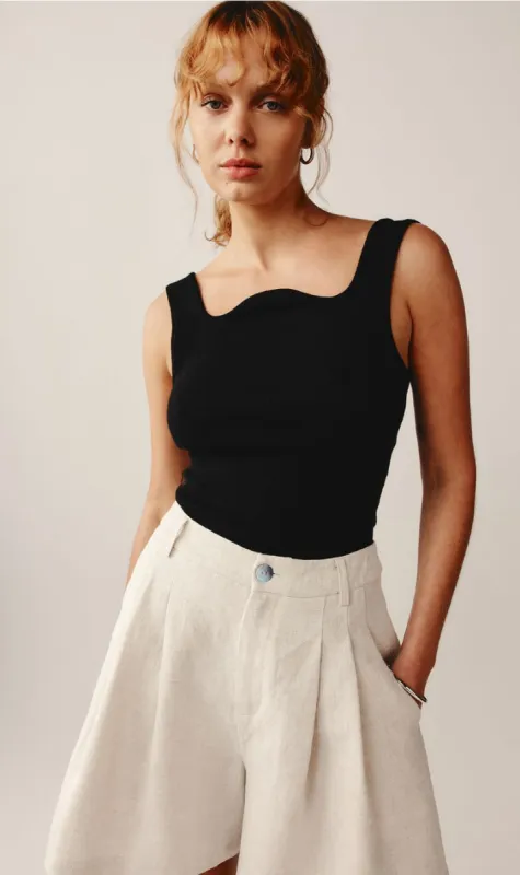 Marle | Jacquie Top - Black sold by Sister & Co