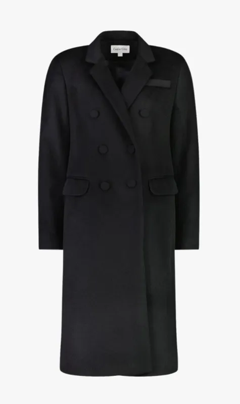 Caitlin Crisp | Darcy Coat - Black sold by Sister & Co