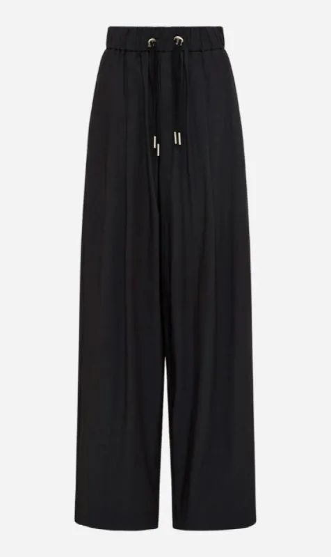 St. Agni | Relaxed Drawstring Pants - Black sold by Sister & Co