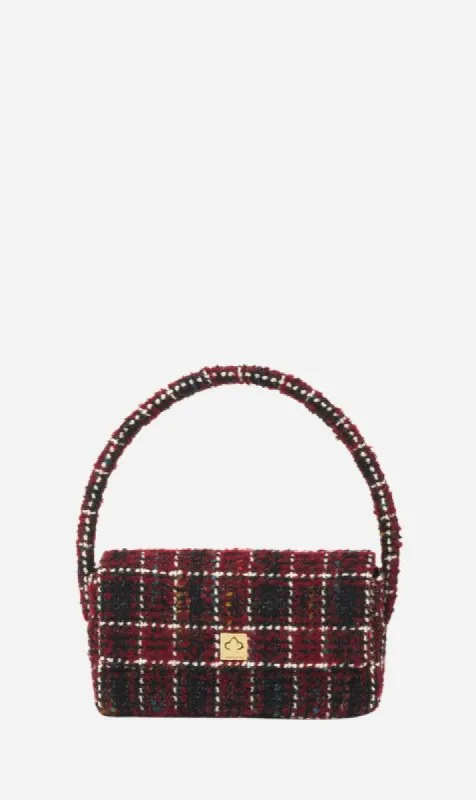 Anine Bing | Nico Bag - Cherry Plaid sold by Sister & Co