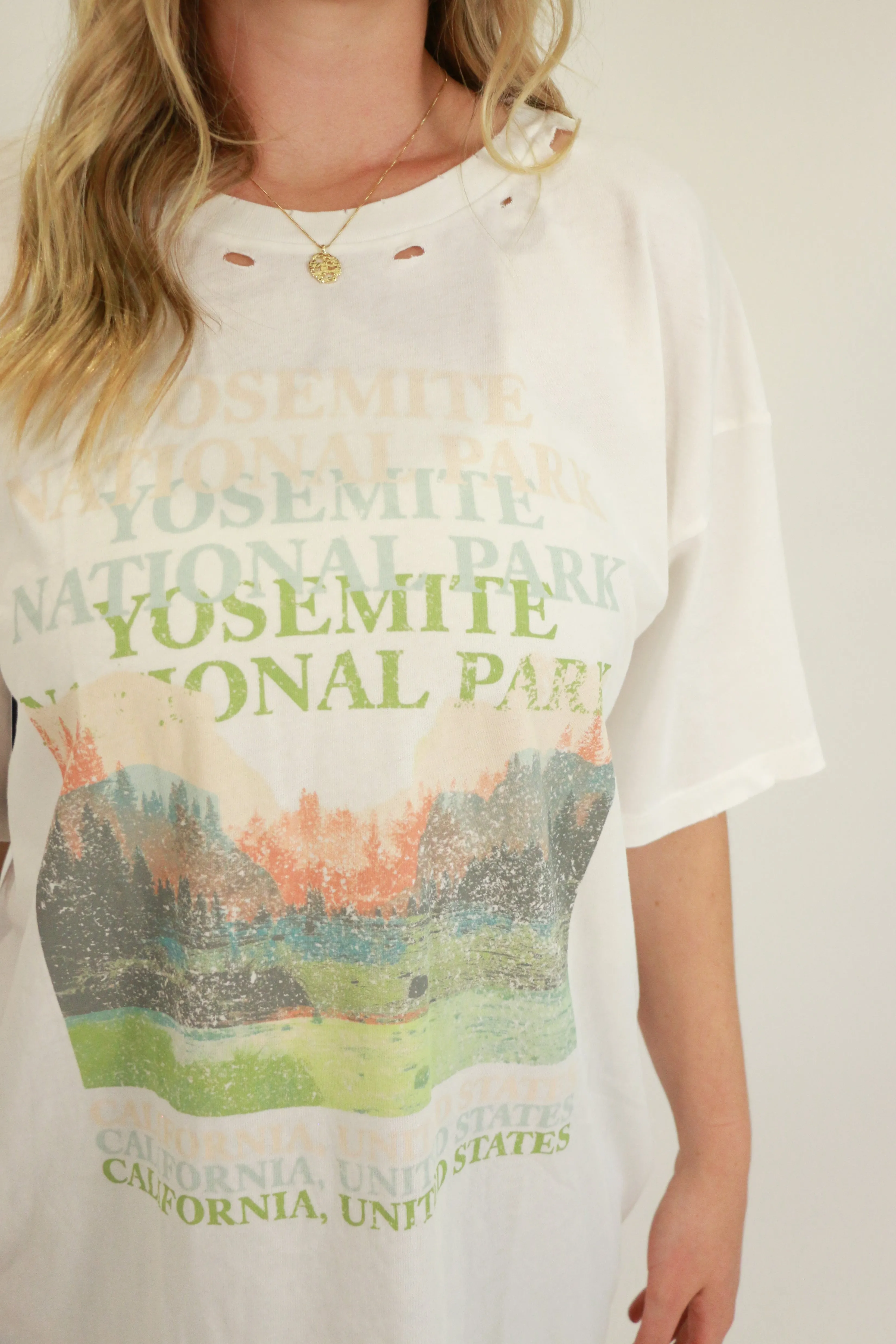 Yosemite Oversized Drop Shoulder Graphic Tee sold by Bella Chic product image thumbnail 2