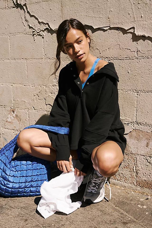 Warm Down Pullover | Black sold by Bella Chic