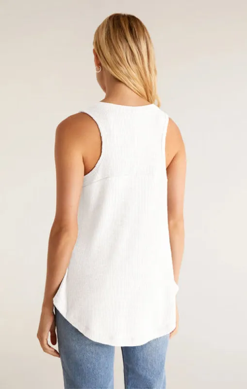 The Rib Hacci Vagabond | White sold by Bella Chic