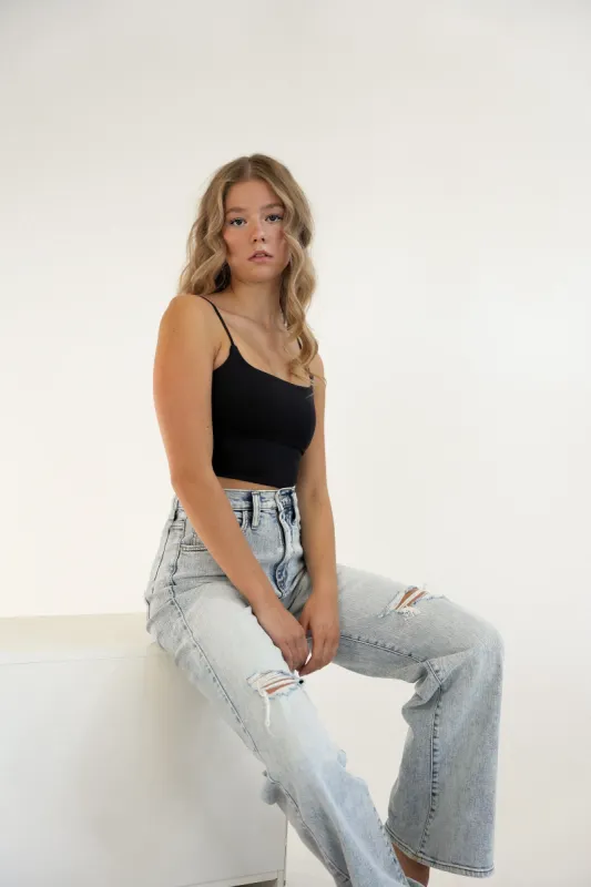 Second Skin Perla Contour Bralette | Black sold by Bella Chic