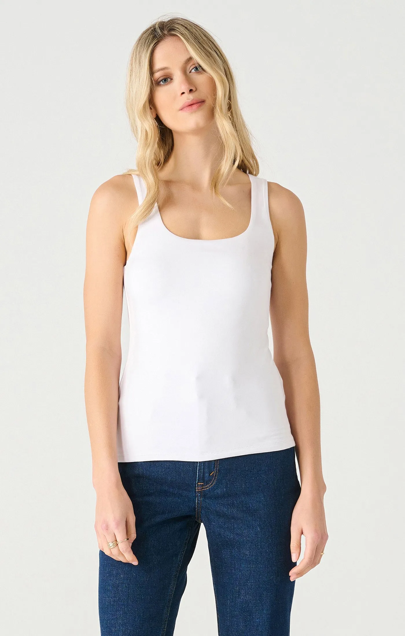 Essential Tank | White sold by Bella Chic product image thumbnail 2