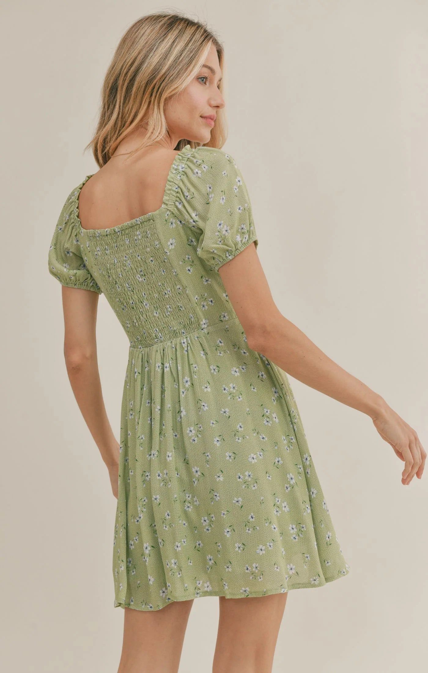 California Girl Mini Dress | Sage sold by Bella Chic product image thumbnail 2