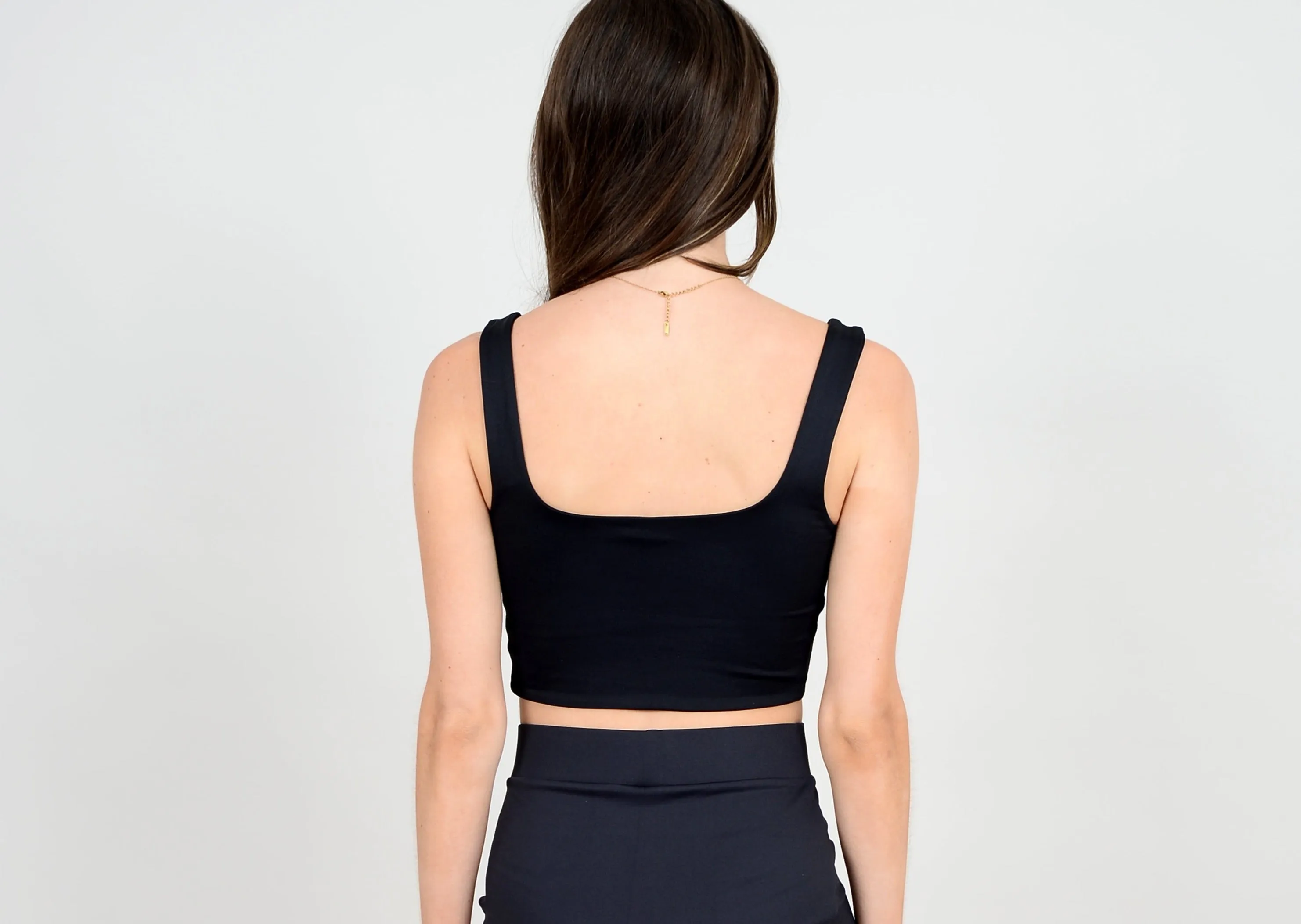 Catherina Crop Tank | Black sold by Bella Chic product image thumbnail 4