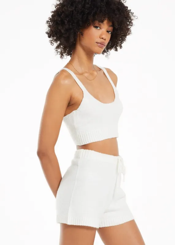 Z Supply Sweater Lounge Bra | Bone sold by Bella Chic