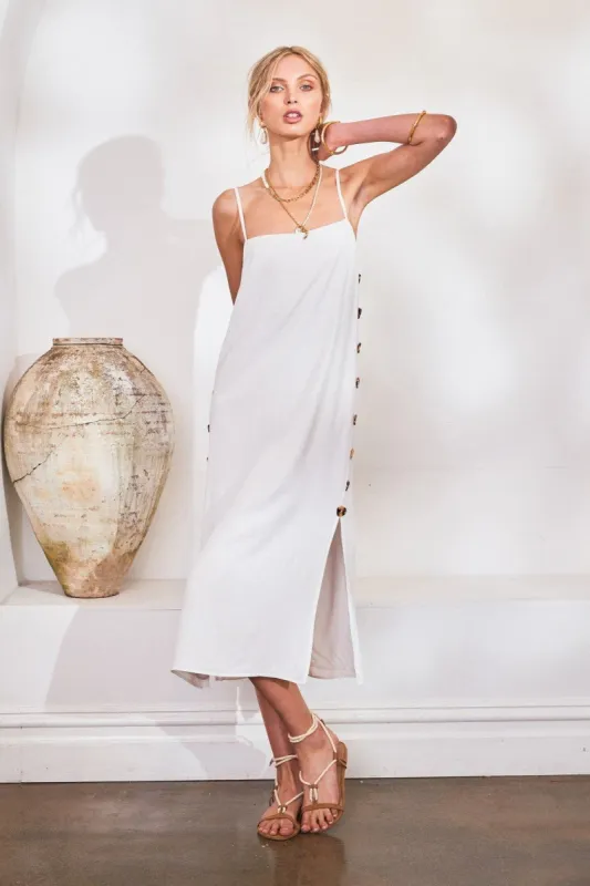 Lost in Lunar Priya Dress | White sold by Bella Chic