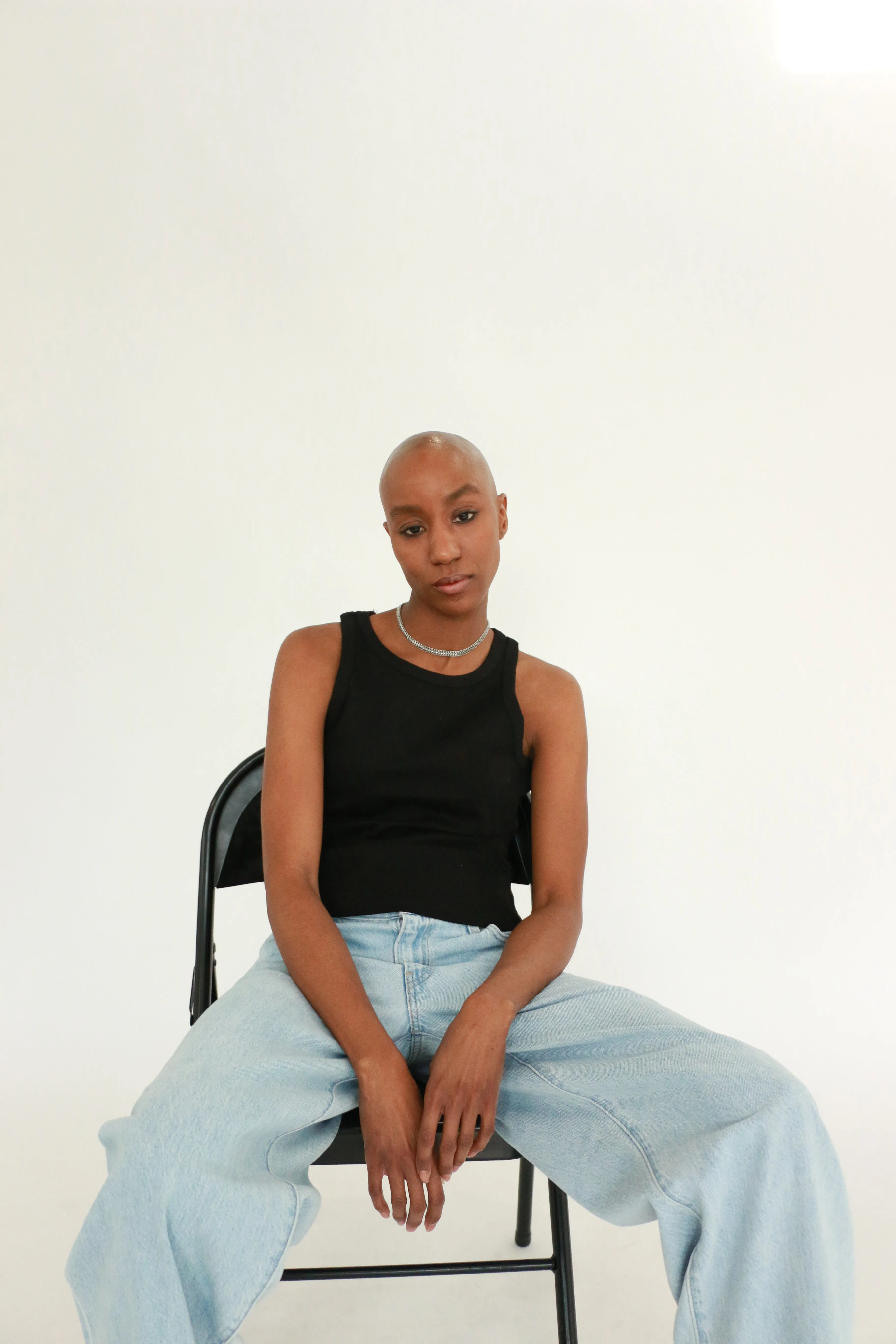 Adina Racer Tank | Black sold by Bella Chic product image thumbnail 2