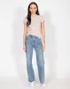 Ribbed Fitted T-Shirt | Oyster sold by Bella Chic