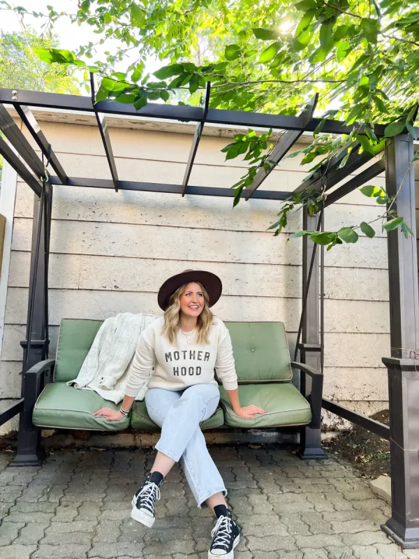 Mother Hood Fleece Pullover | Heather Dust sold by Bella Chic
