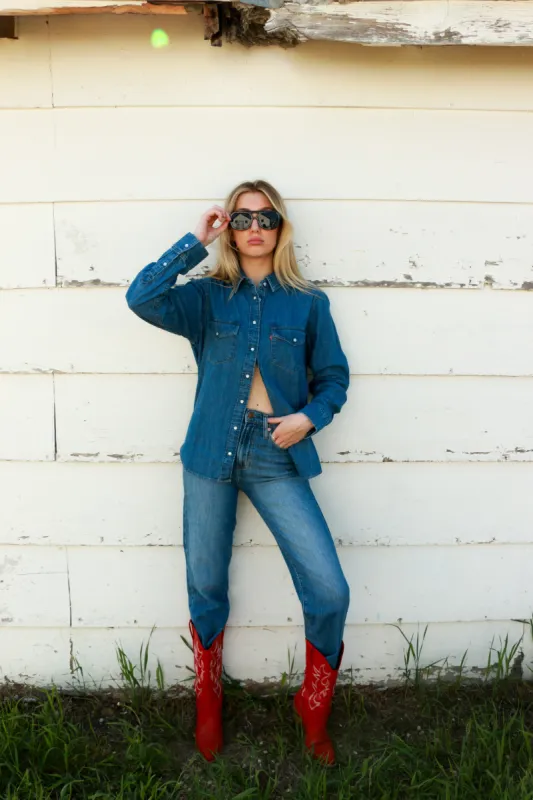 Iconic Western Button Up | Going Steady 5 sold by Bella Chic