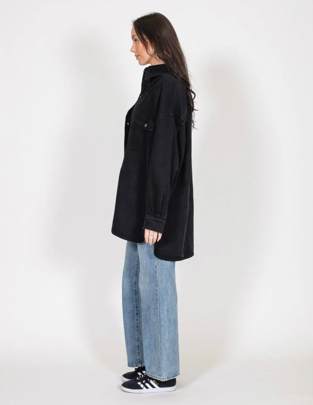 Shania Denim Jacket | Black Denim sold by Bella Chic product image thumbnail 2