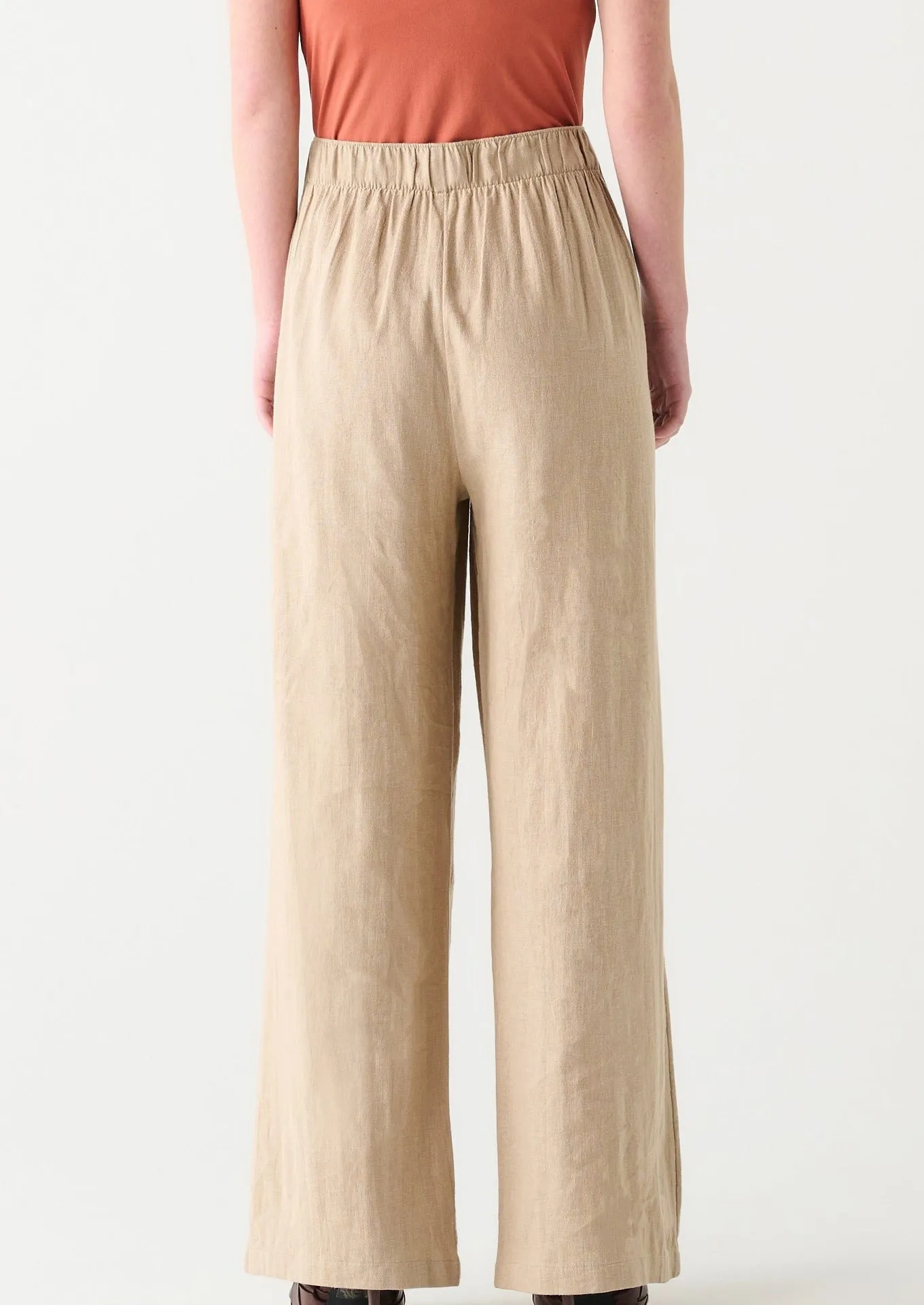 High Waist Elastic Wide Leg Pant | Burlap sold by Bella Chic product image thumbnail 3