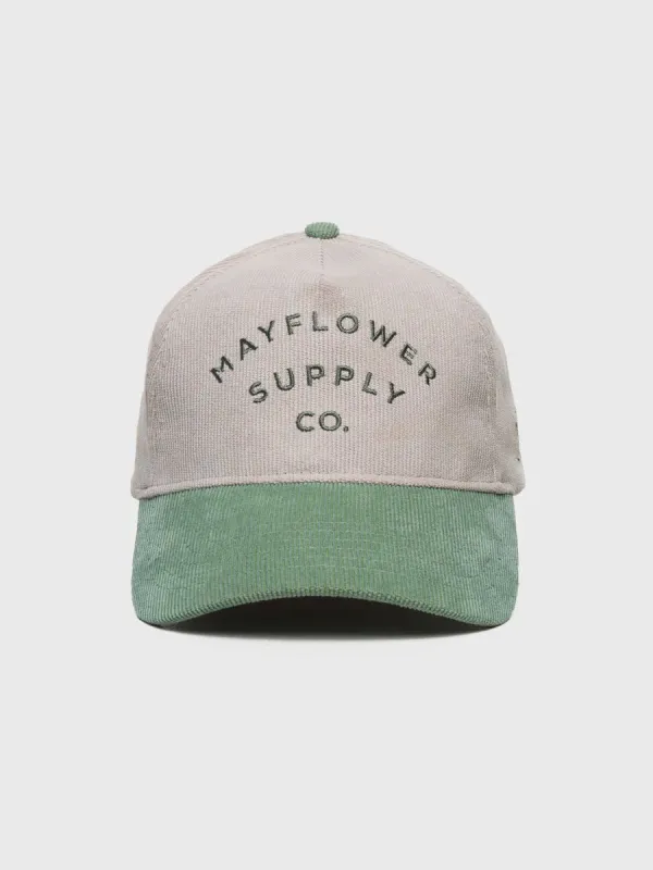 Mayflower Signature Cord Hat | Mint Green sold by Bella Chic