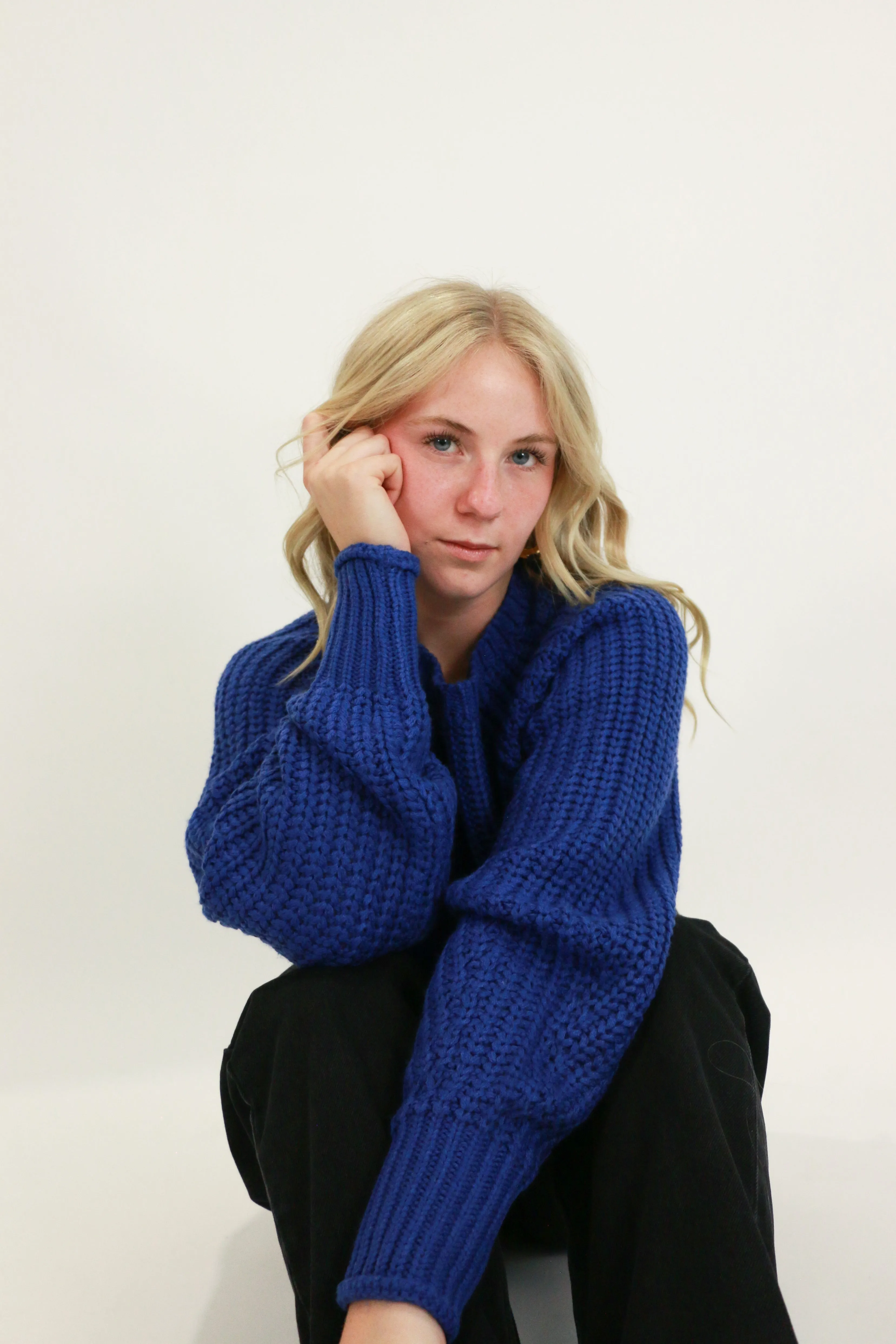 Hifza Long Raglan Sleeve Crew Neck | Cosmic sold by Bella Chic product image thumbnail 4