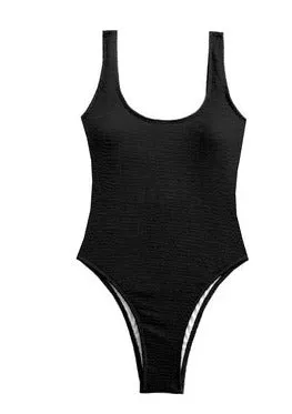 Shady Lady Crinkle One-Piece | Black sold by Bella Chic product image thumbnail 3