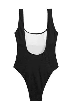 Shady Lady Crinkle One-Piece | Black sold by Bella Chic product image thumbnail 2