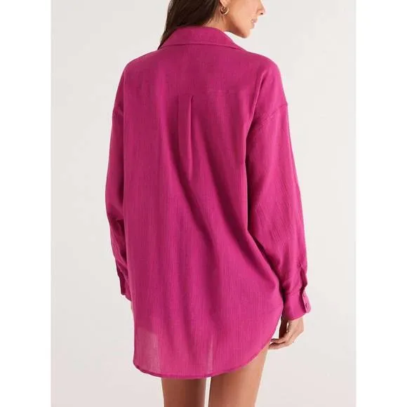 Lalo Button Up | Sweet Plum sold by Bella Chic product image thumbnail 2