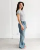 The Ribbed Fitted Tee | Classic Grey sold by Bella Chic