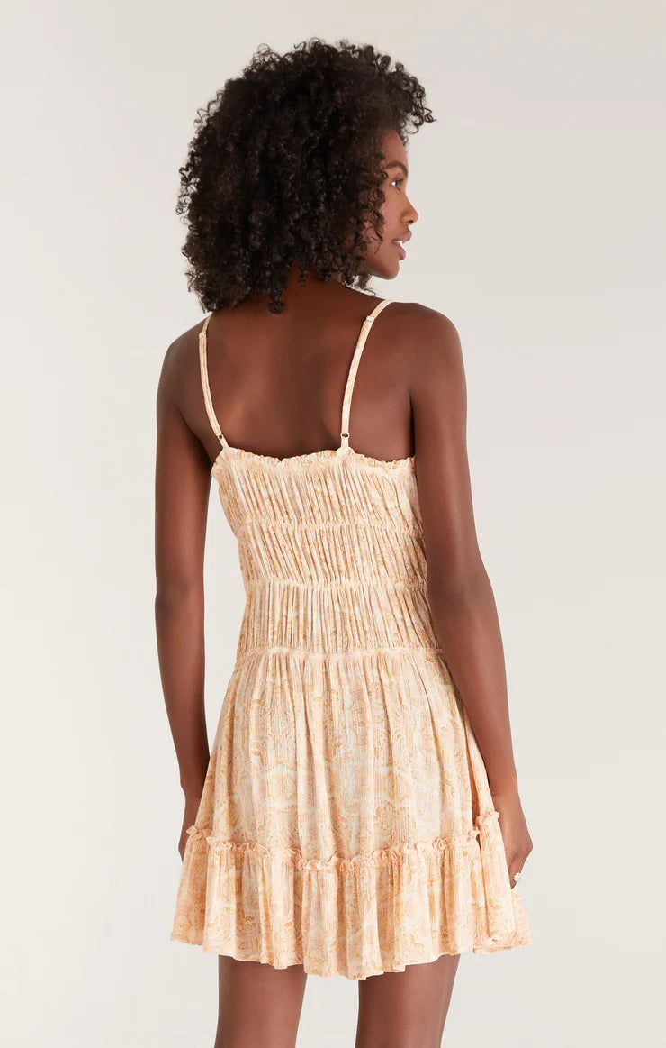 Anabella Medallion Mini Dress | Lemon Zest sold by Bella Chic product image thumbnail 4