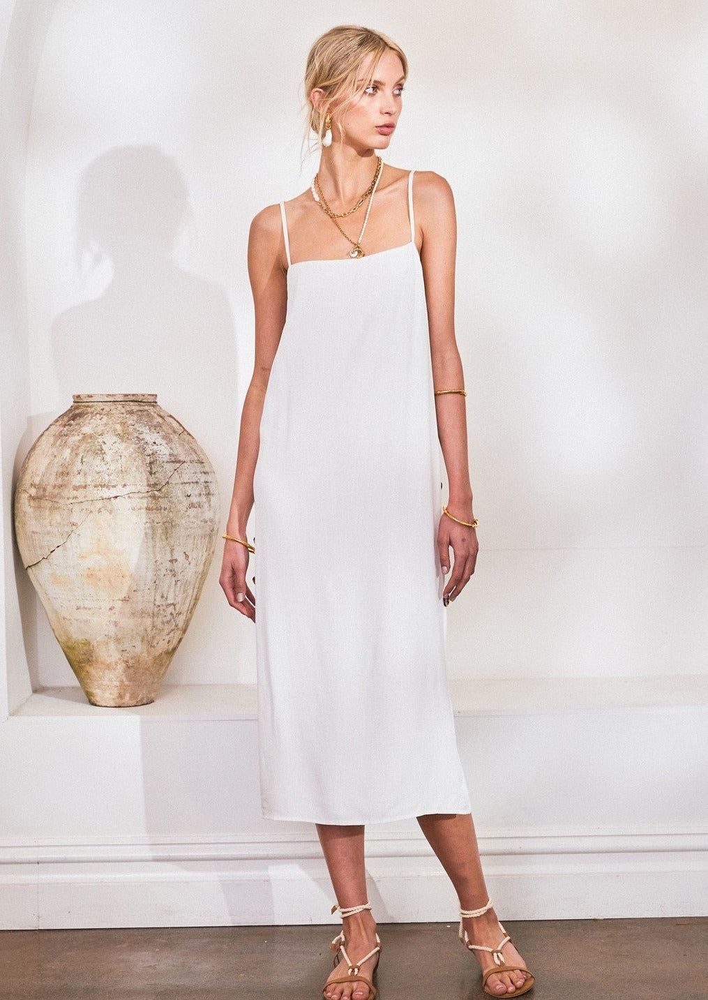 Lost in Lunar Priya Dress | White sold by Bella Chic product image thumbnail 3