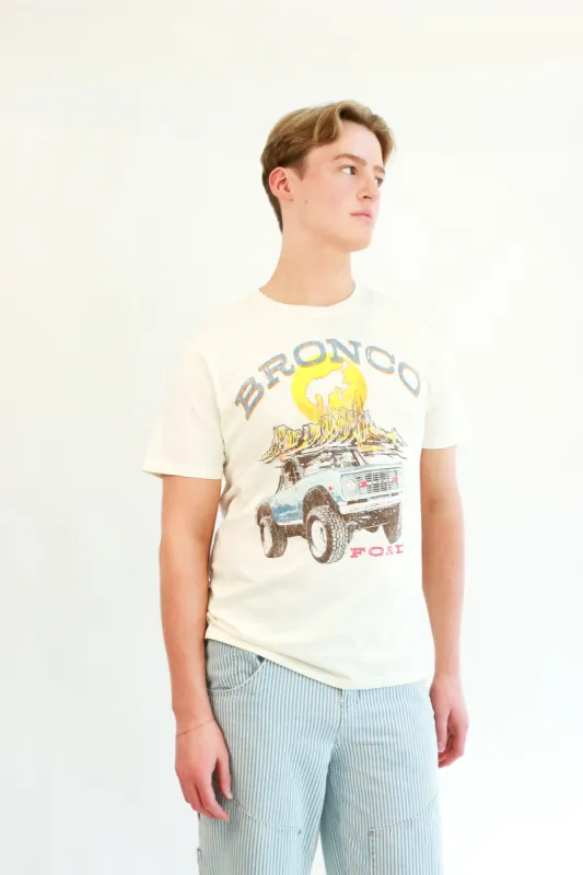 Graphic Tee Ford Bronco Horse | Natural sold by Bella Chic