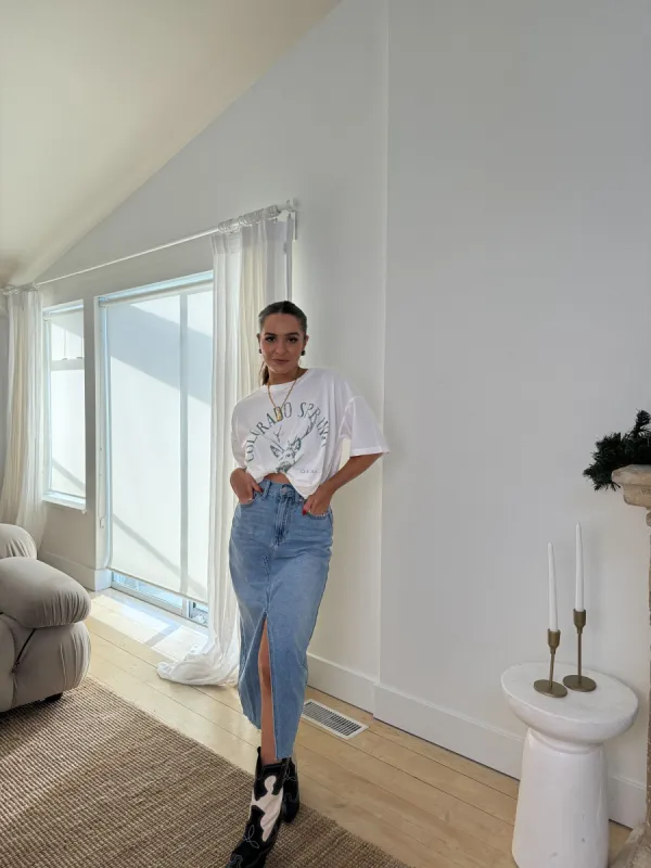 The Mains Girls' Colorado Springs Oversized Graphic Tee sold by Bella Chic