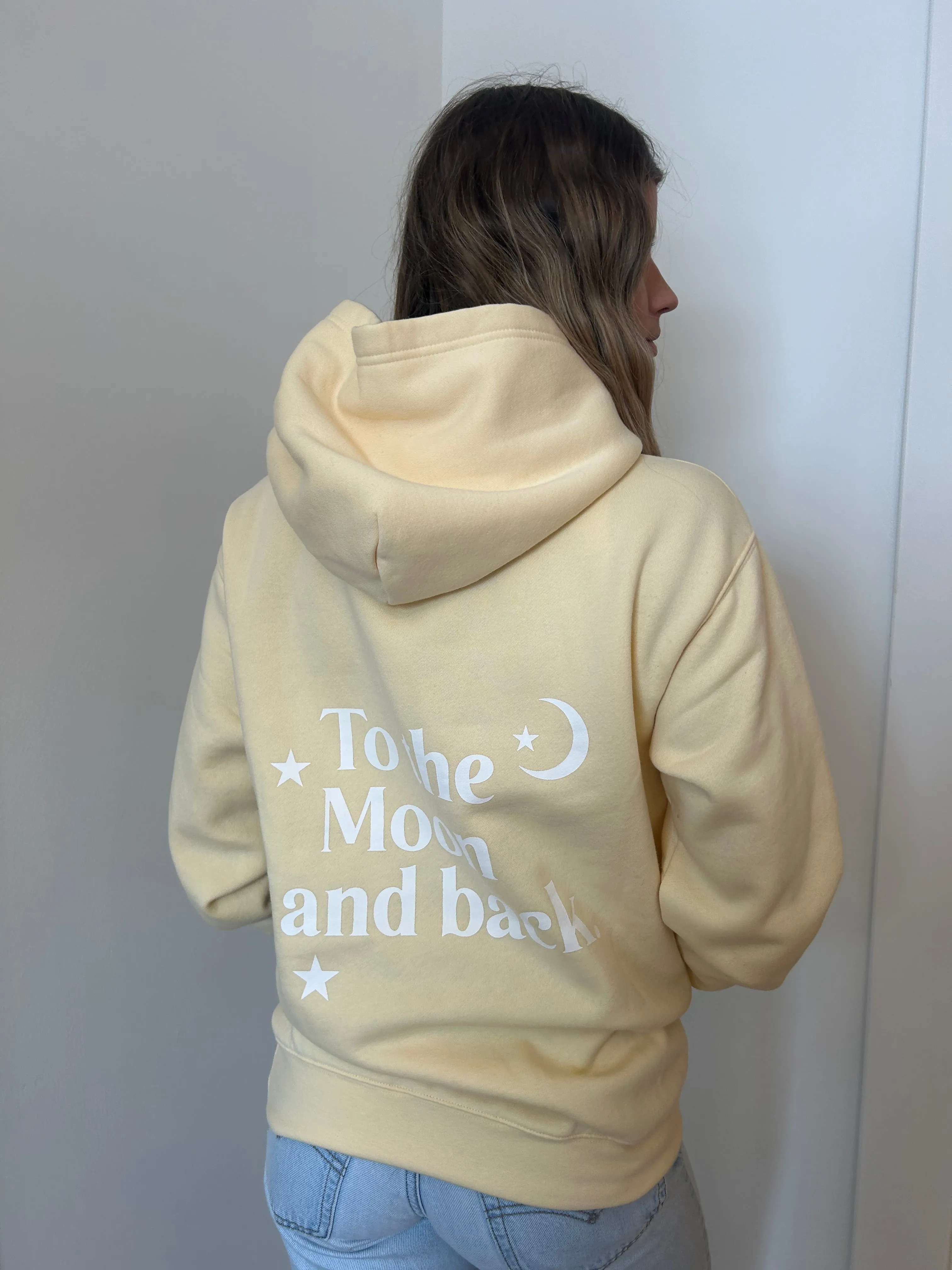 'To The Moon and Back' Core Hoodie | Lemoncello sold by Bella Chic product image thumbnail 2