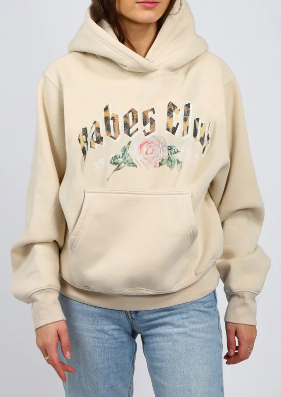Brunette The Label "BABES CLUB" Best Friend Hoodie | French Vanilla made by Brunette The Label