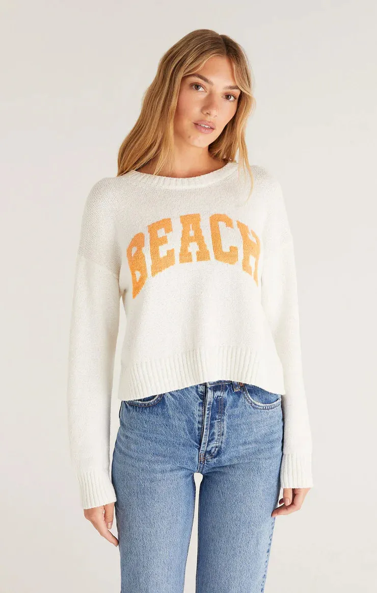 Beach Sweater | White sold by Bella Chic product image thumbnail 3