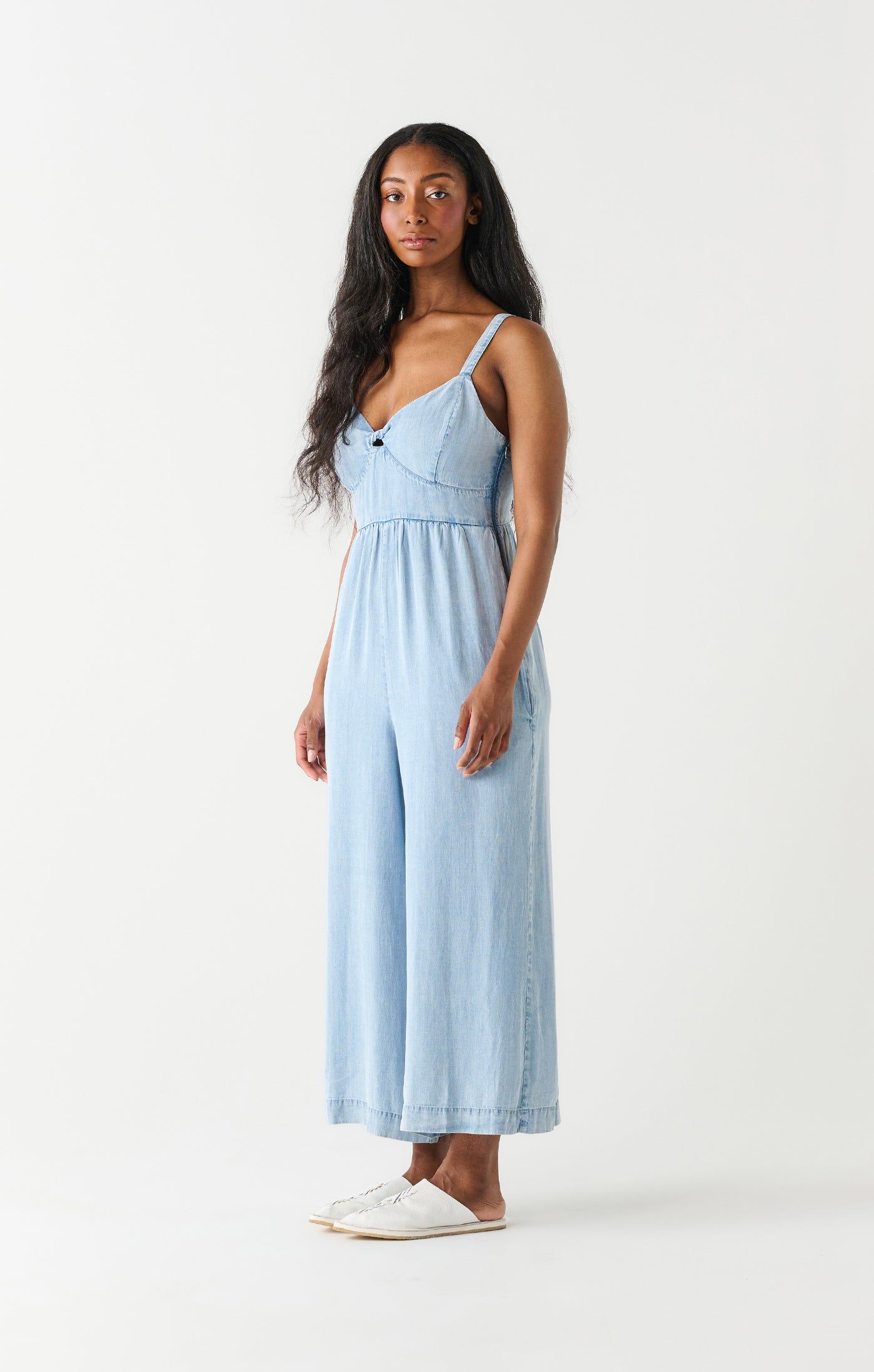 Tencel Jumpsuit | Blue Wash sold by Bella Chic product image thumbnail 3