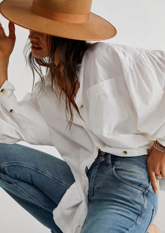 Happy Hour Solid Top | White sold by Bella Chic