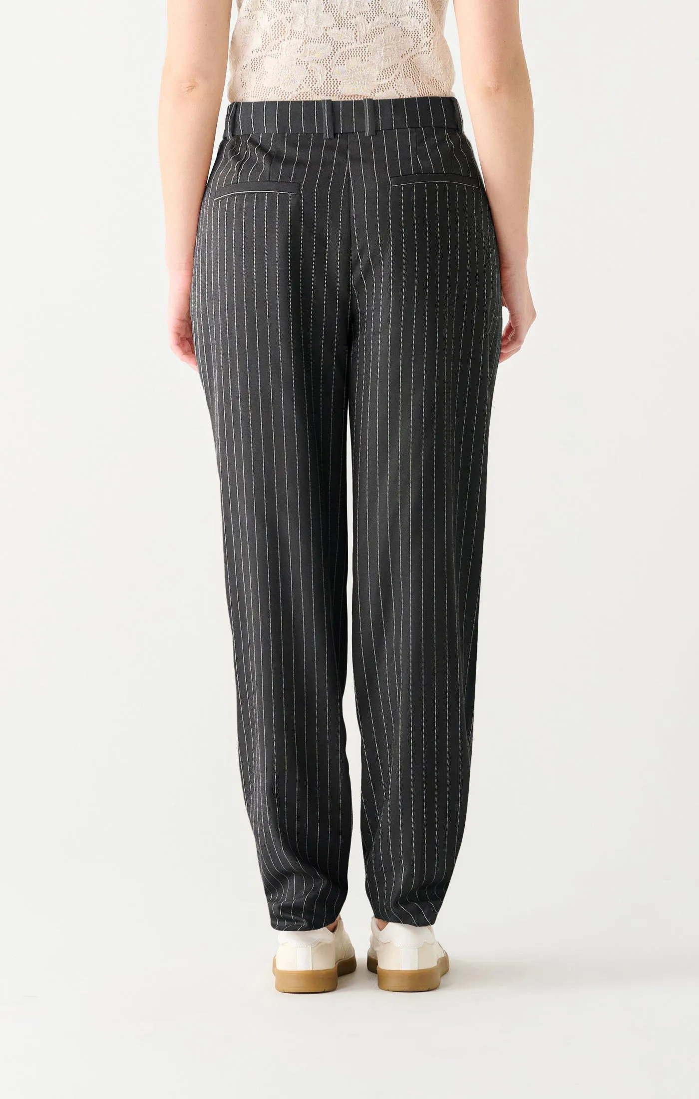Straight Leg Pant | Black Pin Stripe sold by Bella Chic product image thumbnail 2