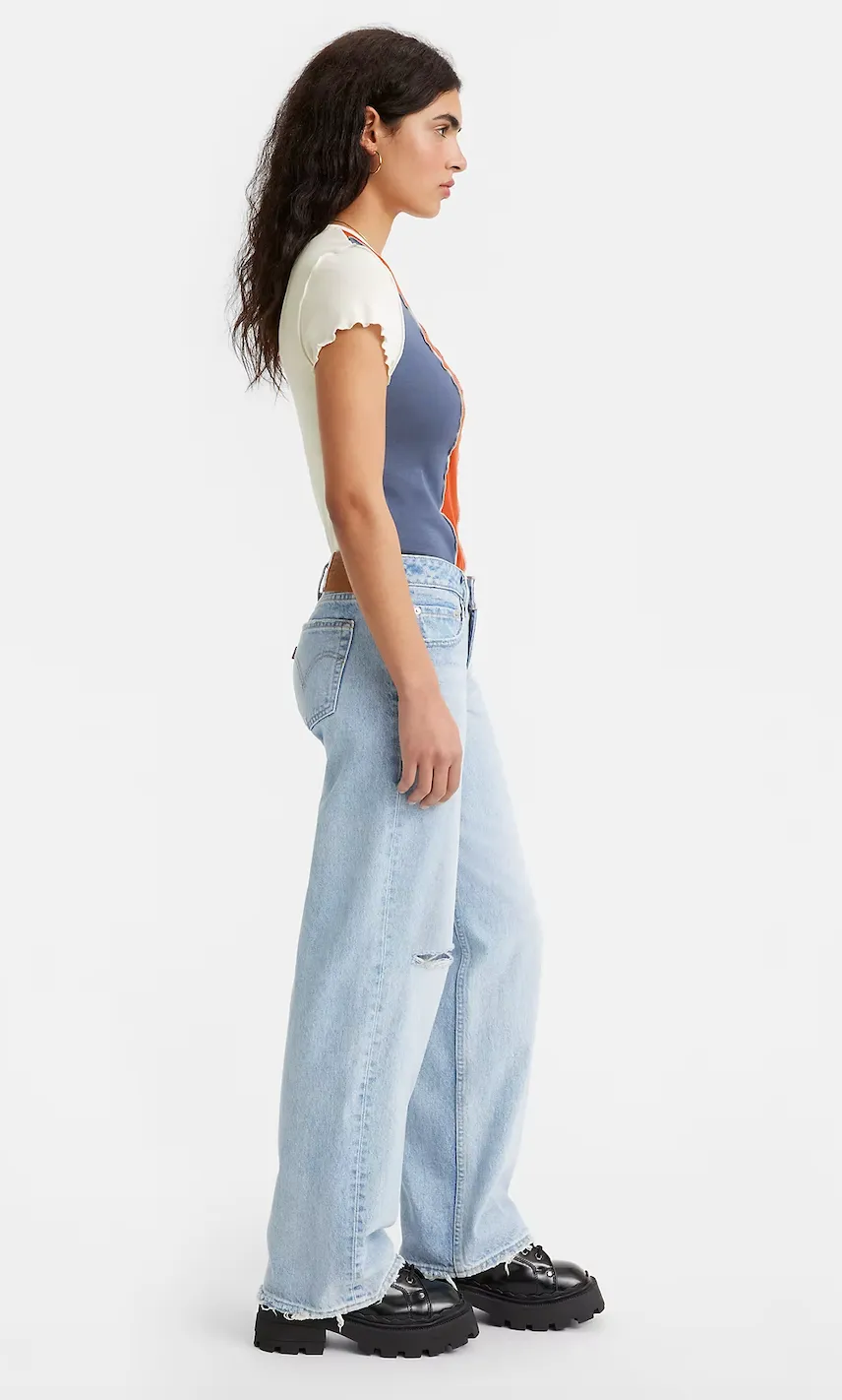 Low Loose Jeans | This And That sold by Bella Chic product image thumbnail 2