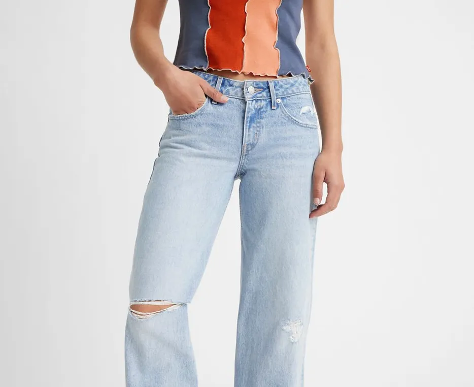 Low Loose Jeans | This And That sold by Bella Chic product image thumbnail 4