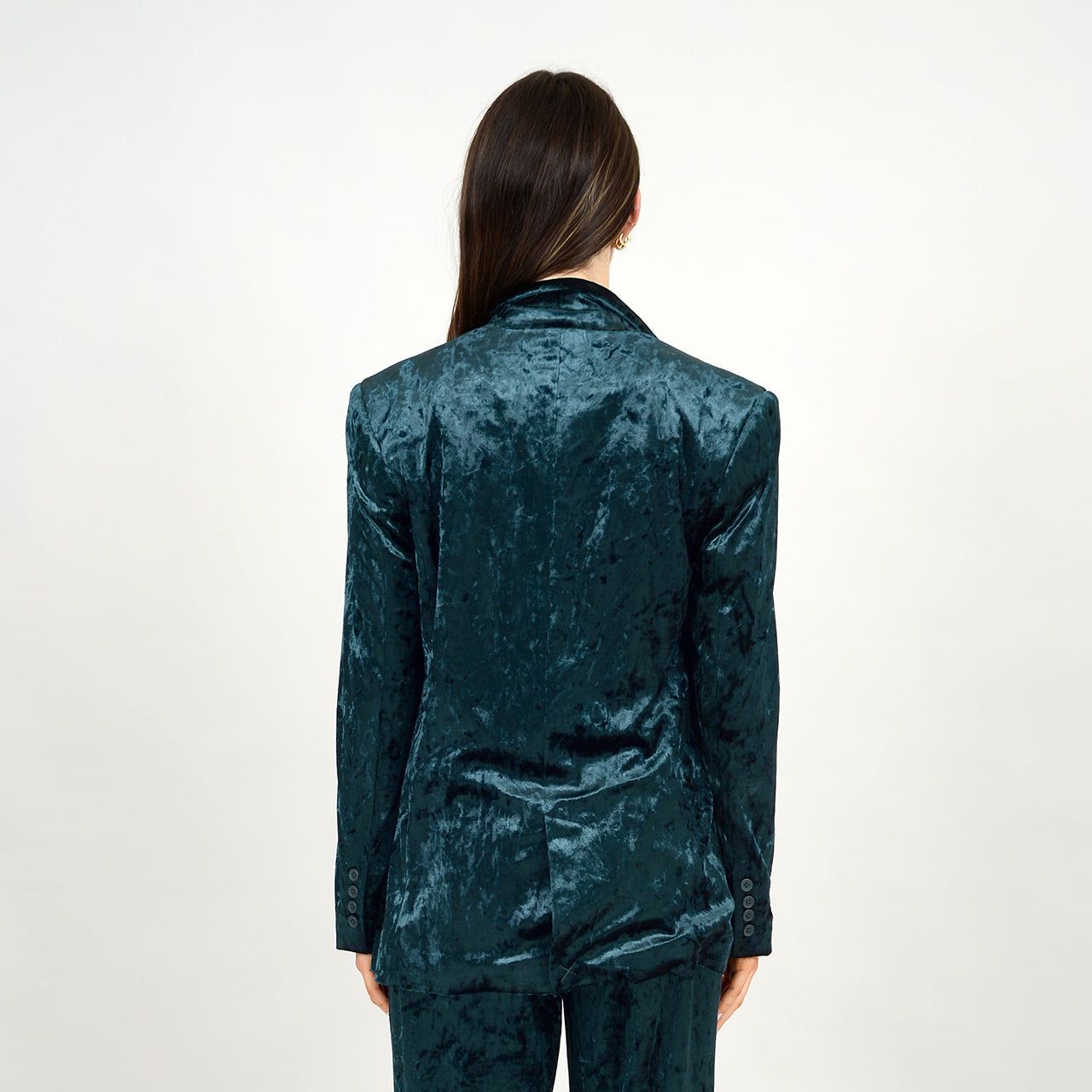Alexis Velvet Blazer | Forest sold by Bella Chic product image thumbnail 5