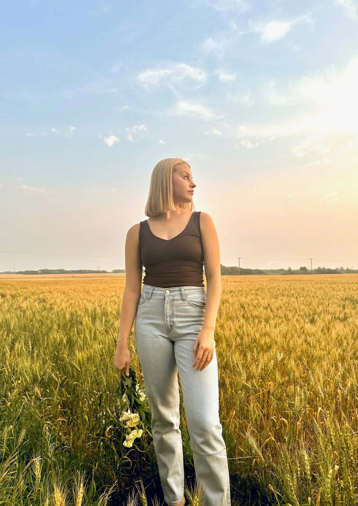 Valentina Double V Bodysuit | Dark Brown sold by Bella Chic