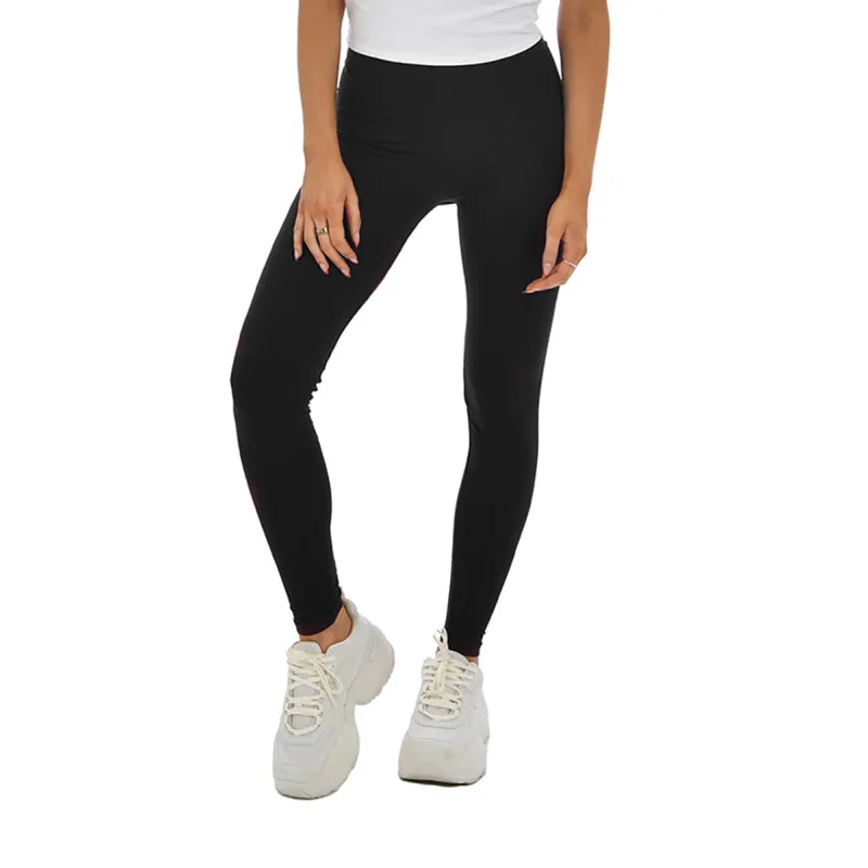 Ladies Knit Legging | Black sold by Bella Chic