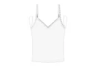 Zaya Strap Cami | White sold by Bella Chic