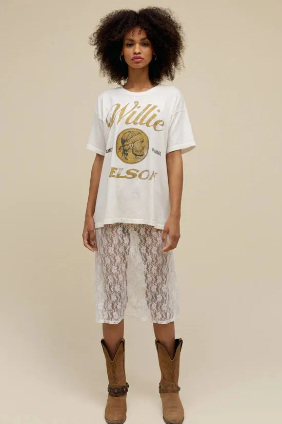 Willie Nelson American Original Merch Tee | Vintage White sold by Bella Chic product image thumbnail 4